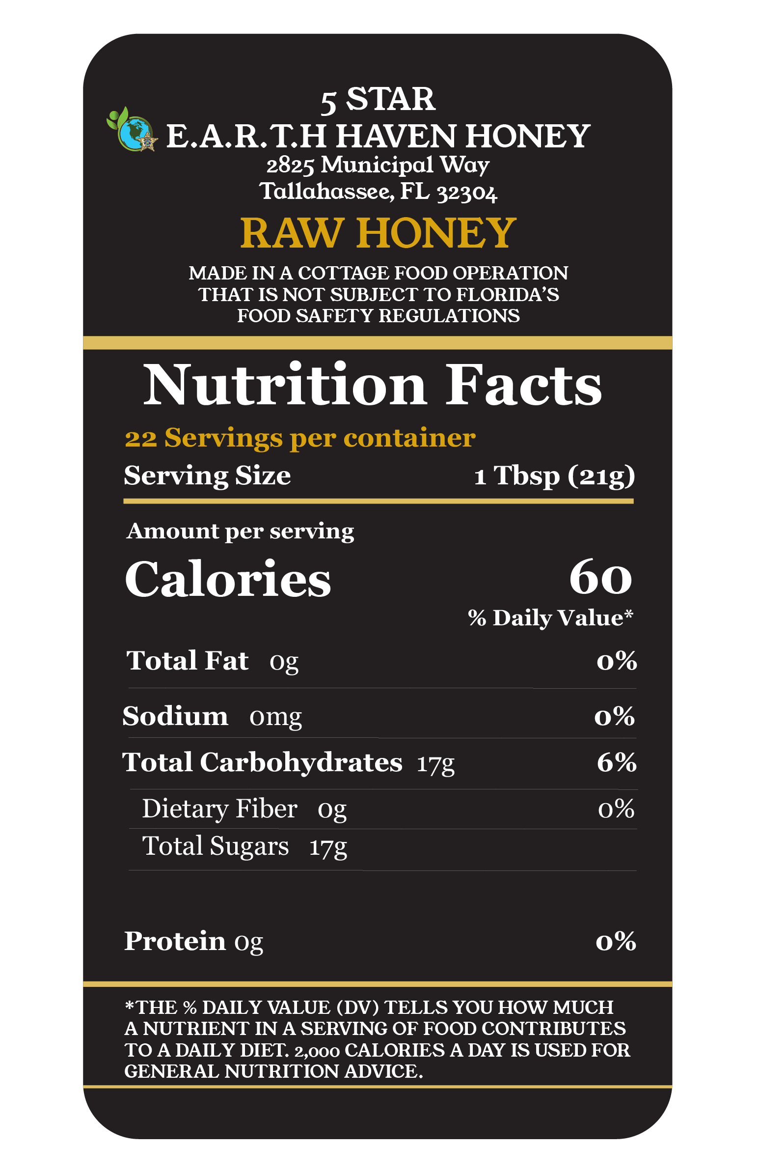 Nutrition Honey Label-21-21